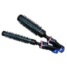 Kit 2 Escovas Térmica Longa Vazada 33cm Pra Modelar  e Escovar Cabelos Tamanho Pequeno e Grande