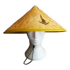 chapéu vietnamita japonês chinês de bambu Ane closplay