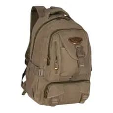 MOCHILA EM LONA PRETA ORIGINAL KVN REFORÇADA MASCULINA UNISSEX TRABALHO ESCOLA FACULDADE…