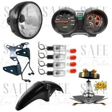 Combo Titan150 Ano 2004 a 2008 + Farol Completo +Painel Completo +4 Piscas +Paralama +Suporte Aranha