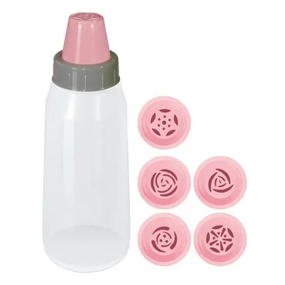 Bisnaga Bico Russo C/5 Bicos (0,35 L) Decorador Bolo e Doces
