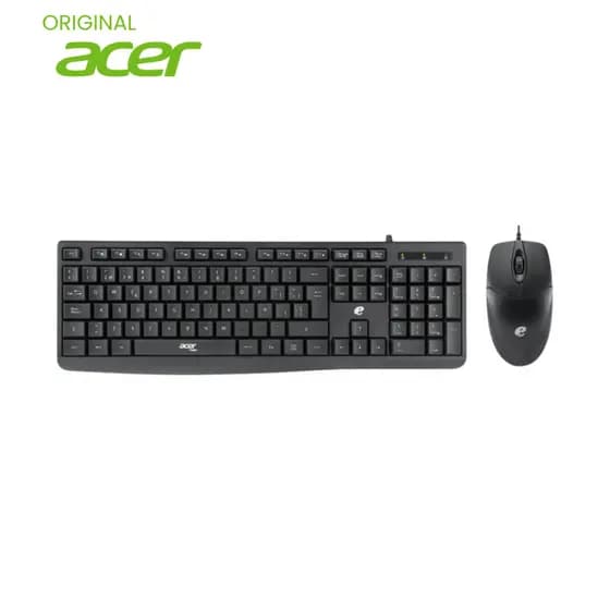 Kit Teclado e Mouse Acer EAK040 USB ABNT2 com Fio Conforto e Durabilidade p/ Escritório Home Office