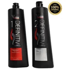 Kit Vogue Definitiv Profissional Passo 1 e 2 - Alisamento com Argan ORIGINAL