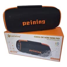 Alto-falante Peining Pei-282 Bts Portátil Com Bluetooth Waterproof Preto 110v/220v