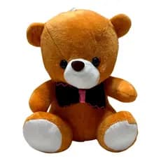 Urso Ursinho De Pelúcia Pequeno Com Laço