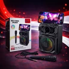 Caixa De Som Outdoor Karaoke Speakers Sem Fio Especializado em Mini Função De Rádio Com Suporte Pra Celular - ZQS1367