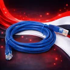 Cabo De Rede Frisado De 3m E internet Externa Com Conector