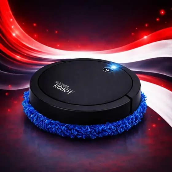 Robô De Limpeza Mop Simula Pano E Seca Baixo Ruído Robozinho