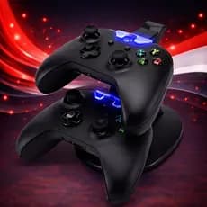 Base Carregador 2 Controles Xbox One S X Suporte Torre Duplo