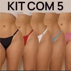 Mega Kit com 5 calcinhas