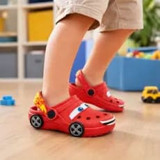 Papete Infantil Menino Carro Rodinha  Confortável Antiderrapante Leve Macio Ajustável
