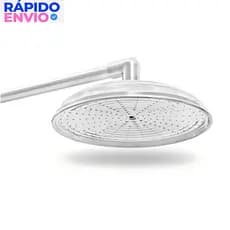 Ducha Cascata Chuveirão Em Alumínio Polido Para Piscina Luxo Cano de 40Cm Capelacqua