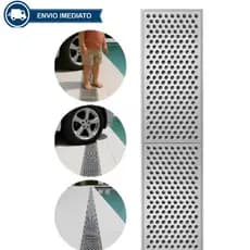 Grelha em aluminio anti-inseto 20x100 aluminio