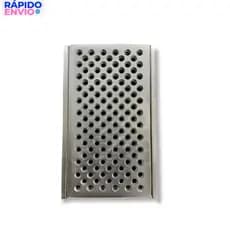 Ralo/grelha Alumínio Anti Inseto 15x25 Com Suporte De Emenda