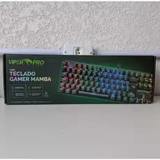 Teclado Gamer Viper Pro Mamba VI409 – RGB – Novo Lacrado