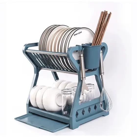 Prateleira de cozinha multifuncional, suporte para armazenamento de pauzinhos, gaiola de drenagem