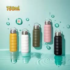 Garrafa Térmica A Vácuo c/Alça 750ML Portátil/304 Aço Inoxidável Camada Dupla Alta capacidade