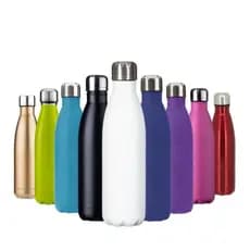 Garrafa Água  500ml Térmica Inox Colorida Academia Escola