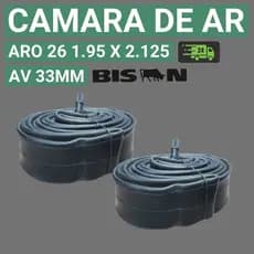 Câmara de Ar Bicicleta 26 1.95/2.125 Câmara de Ar Bike Câmara de Ar Bison Av33 PRESTA