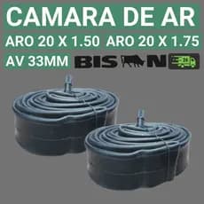 Camara de Ar Bicicleta 20 1.50/1.75 Camara de Ar Bike Camara de Ar Bison