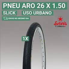 Pneu Aro 26 Pneu de Aro 26 Peneu aro 26 1.50 Jazz Slick Pneu aro 26 Bicicleta Servis Tyres