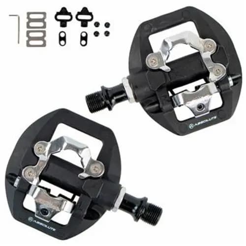Pedal de Bicicleta Pedal Bike Pedal Clip MTB 9/16 Pedal Absolute Dual C/Tacos