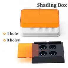 4/8 Slots Shade Light Storage Caixa Paleta Sombreamento Organizador Caso