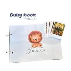 Livro do bebê - scrapbook do bebê - babybook - álbum do bebê