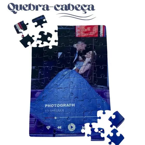 Quebra-cabeça personalizado - quebra-cabeça para casal
