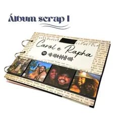 Álbum Scrapbook - completo com fotos - album de fotos