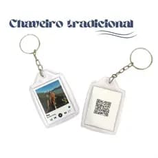 Chaveiro personalizado - chaveiro tradicional - chaveiro de acrilico