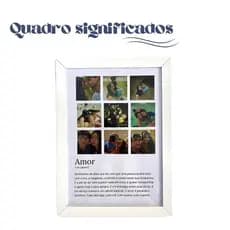 Quadro personalizado significados - presente de casal - quadro criativo