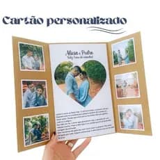 Cartão personalizado - presente criativo - presente para namorados