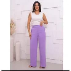 CALÇA SOCIAL femenina Tesido duna