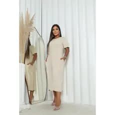 🌸 Vestido Longo Feminino Molitinho 👗 com Bolsos | Confortável & Elegante