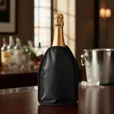 Cooler Bolsa Térmica Preto Com Gel Vinho Espumante Champanhe Boccati
