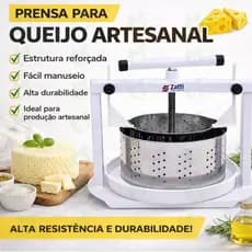 Prensa Para Queijos 2 Formas 500g E 1kg Inox Zatti