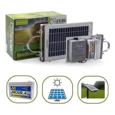 Eletrificador Aparelho Choque Solar Rural 12v C/ Bateria Zebu 35km Zs20bi Cerca Elétrica