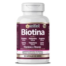 Biotina - Crescimento e Fortalecimento dos Cabelos e unhas