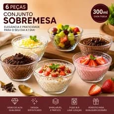 Conjunto de Sobremesa 300ml Fratelli