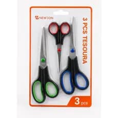 Tesouras Multiuso Kit com 3 Unidades