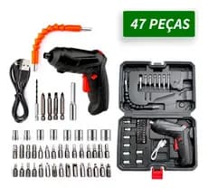 Parafusadeira Angular Bateria 5V Com Maleta