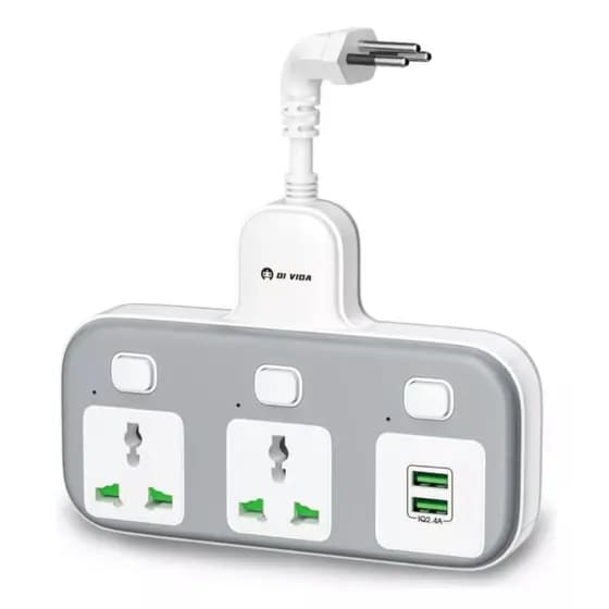 Filtro De Linha Tomada Inteligente Proteção Avançada 2.4a Universal Cor Branco