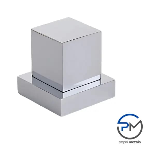 Acabamento Para Registro Cromado Metal Padrão Deca