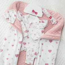 Saída Maternidade Personalizada com Nome | Conjunto e Kit Saída Maternidade | Roupinha personalizada