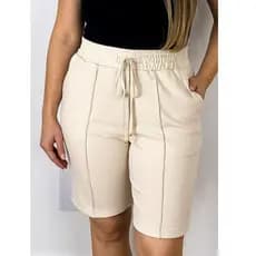 Bermuda Feminina Duna | Plus Size Confortável com Bolso | Nova Coleção 2026