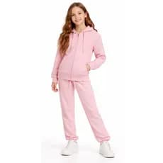 Conjunto Moletom Infantil Feminino Inverno Frio Zíper e Capuz Flanelado – Quentinho e Macio