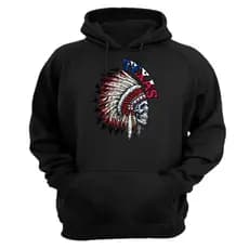 Moletom Com Capuz Modelo Canguru Texas Novo Flanelado De Frio Masculino E Feminino