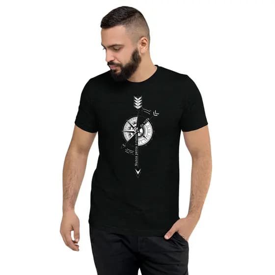 Camiseta Masculina Lançamento Rumo da Vida! Tecido de Alta Qualidade 100% Algodão