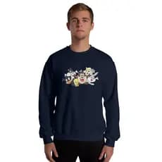 Suéter De Moletom Unissex Lançamento Desenho Looney Tunes Tecido de Alta Qualidade Flanelado